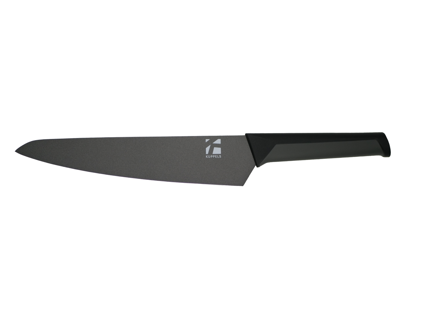 KUPPELS Kochmesser 20 cm, Chromstahl u. Rostfrei (Black Line Edition)